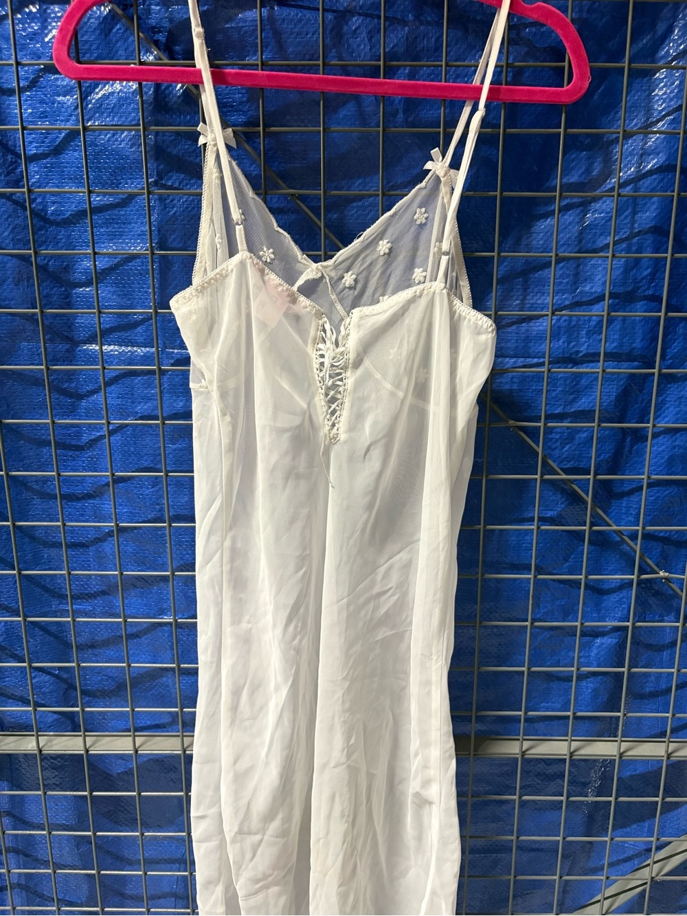 Sheer floral Slip Dress - Picture 3 of 3